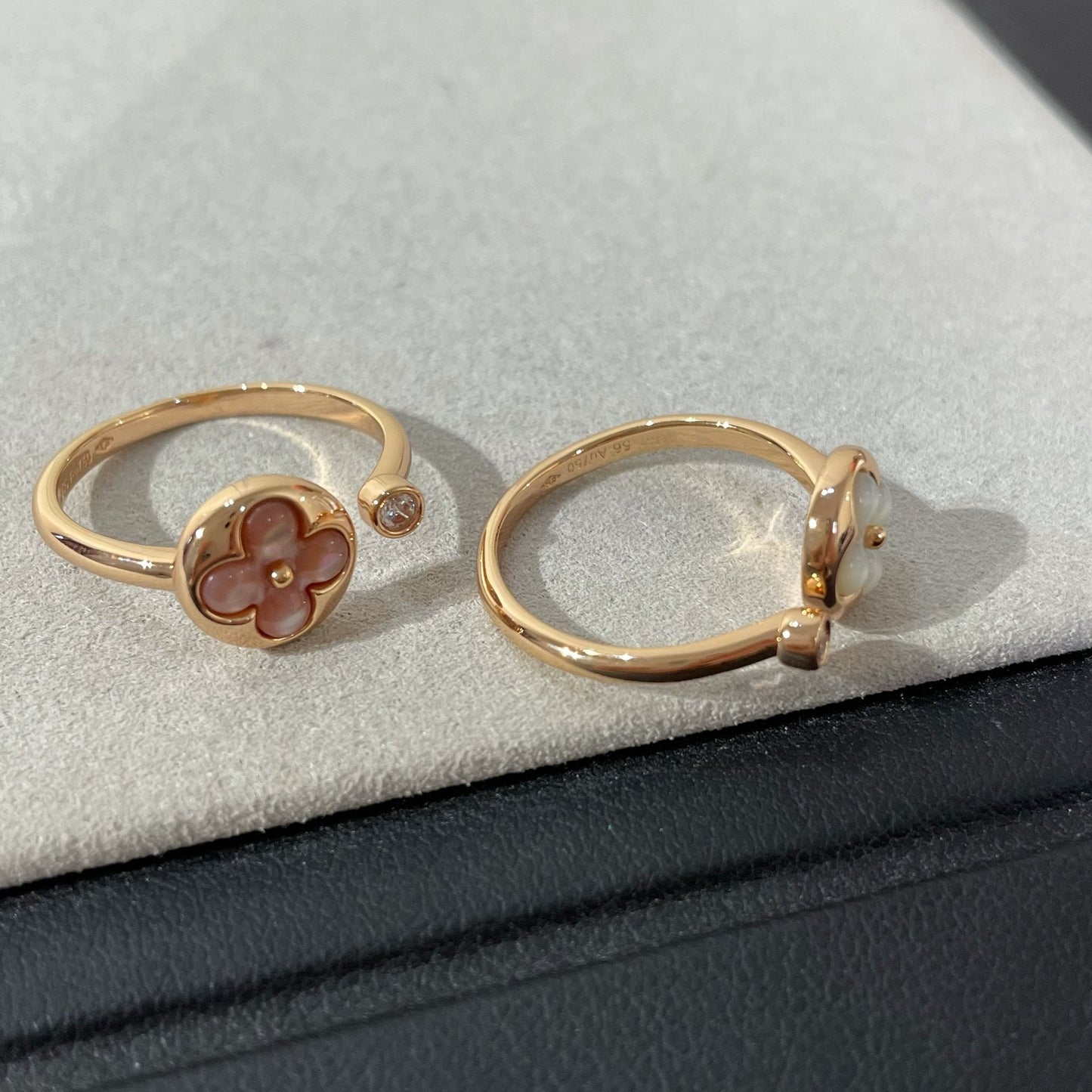 [BloomBling]SUN 1 DIAMOND PINK MOP RING