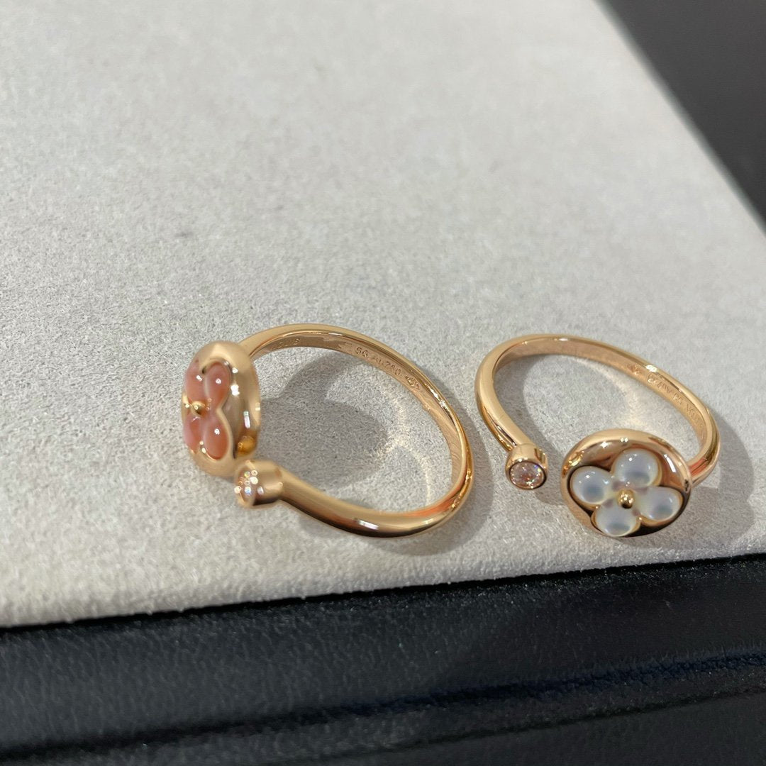 [BloomBling]SUN 1 DIAMOND PINK MOP RING