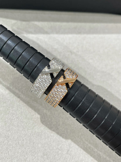 [BloomBling]LIENS EVIDENCE  DIAMOND PAVED RING