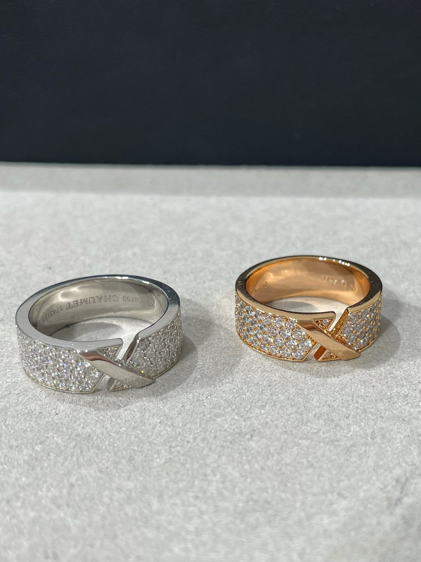 [BloomBling]LIENS EVIDENCE  DIAMOND PAVED RING