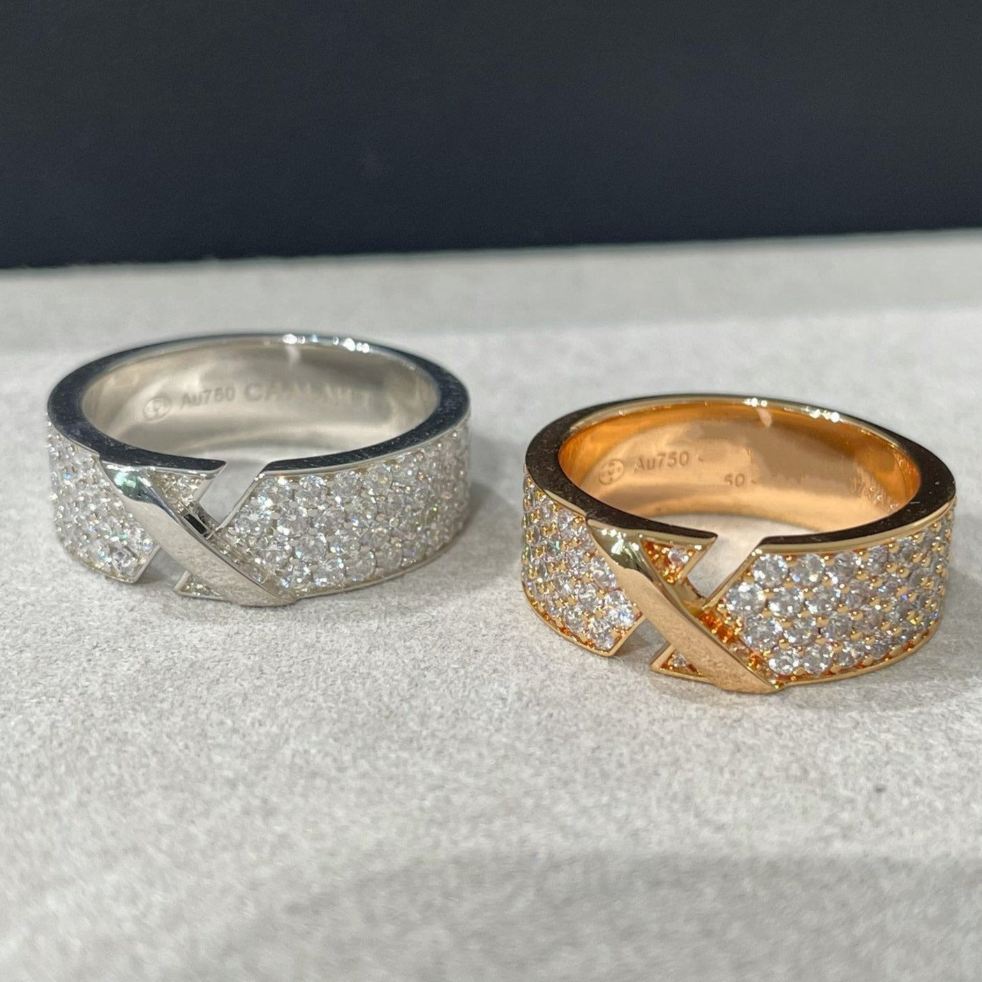 [BloomBling]LIENS EVIDENCE  DIAMOND PAVED RING