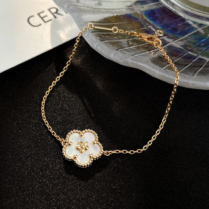[BloomBling]LUCKY SPRING ROSE GOLD MOP BRACELET