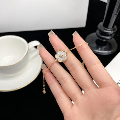 [BloomBling]LUCKY SPRING ROSE GOLD MOP BRACELET