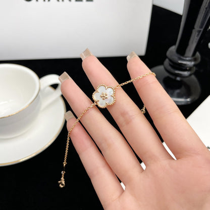 [BloomBling]LUCKY SPRING ROSE GOLD MOP BRACELET