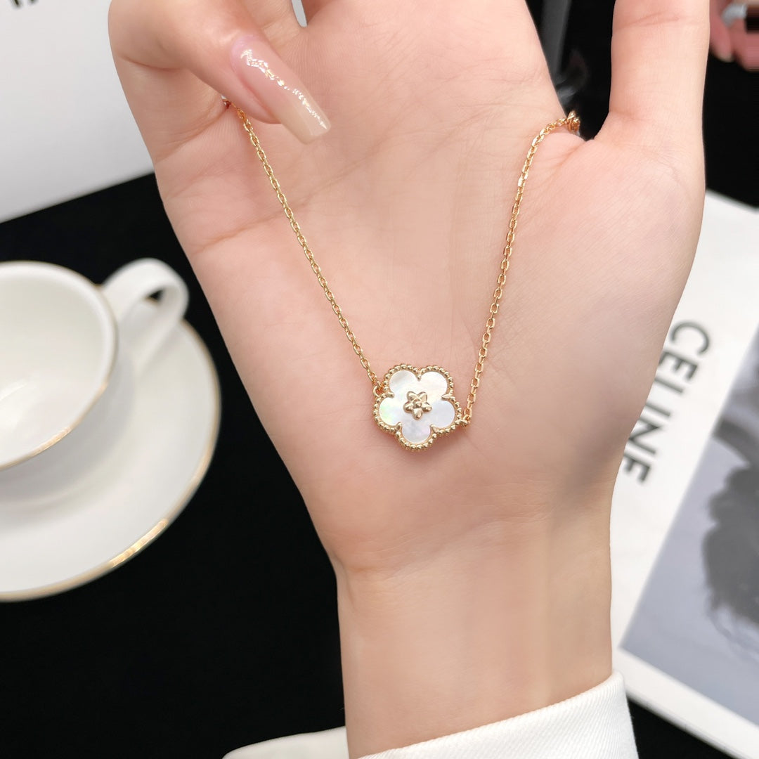 [BloomBling]LUCKY SPRING ROSE GOLD MOP BRACELET