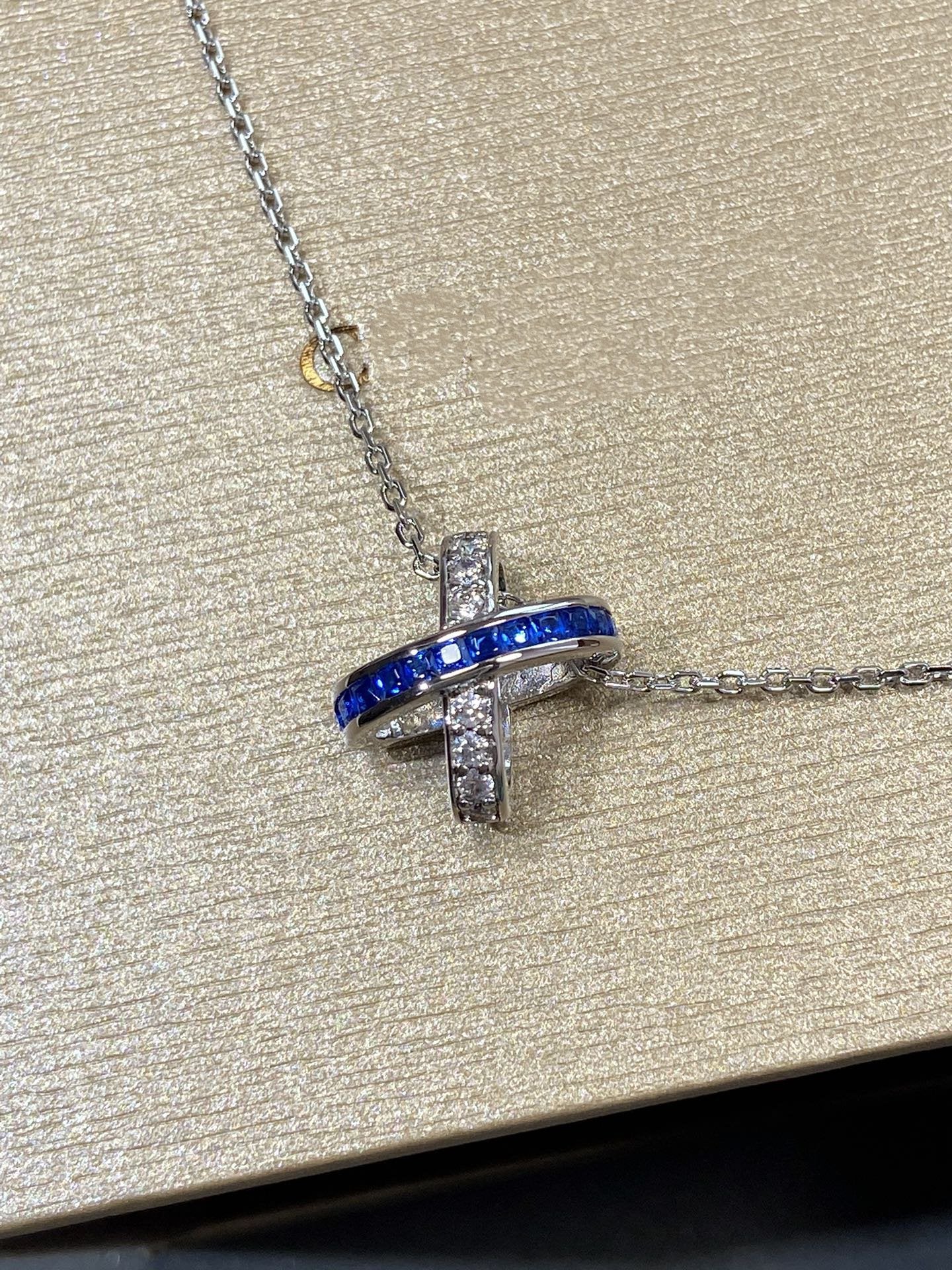 [BloomBling]LIENS DIAMOND SILVER NECKLACE