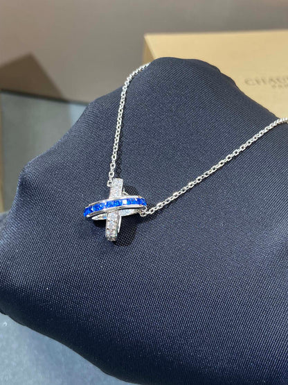 [BloomBling]LIENS DIAMOND SILVER NECKLACE