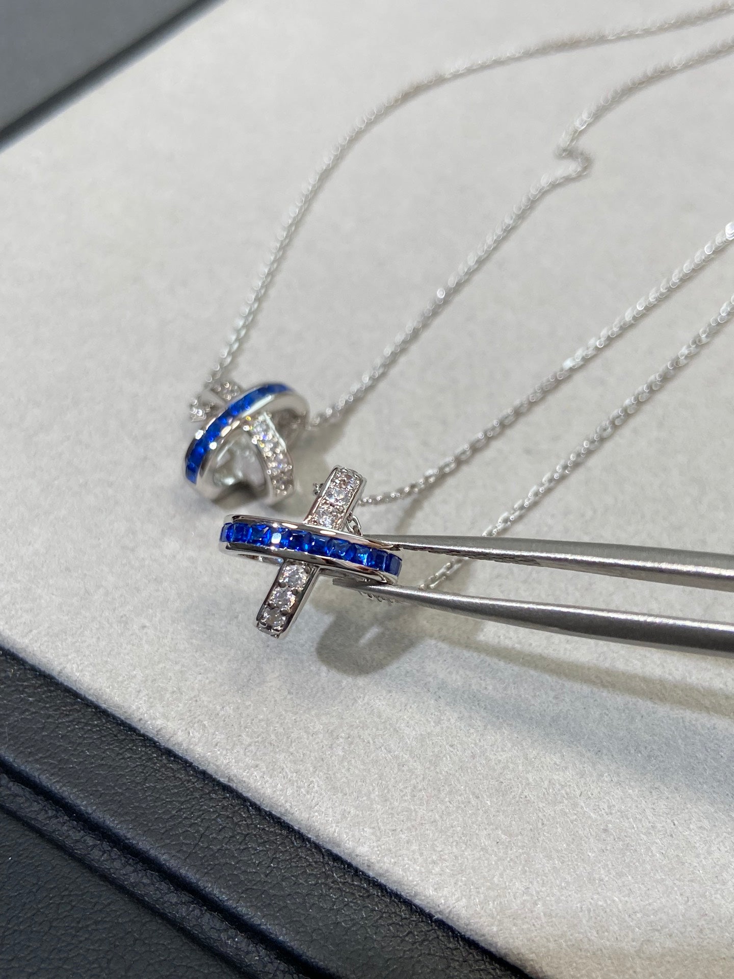 [BloomBling]LIENS DIAMOND SILVER NECKLACE