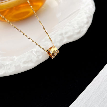 [BloomBling]BEE MINI PEDANT DIAMOND NECKLACE