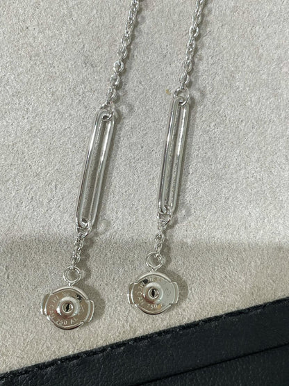 [BloomBling]CHAINE CHAOS DIAMOND DROP EARRINGS