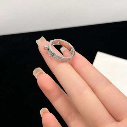 [BloomBling]KELLY SILVER DIAMOND RING