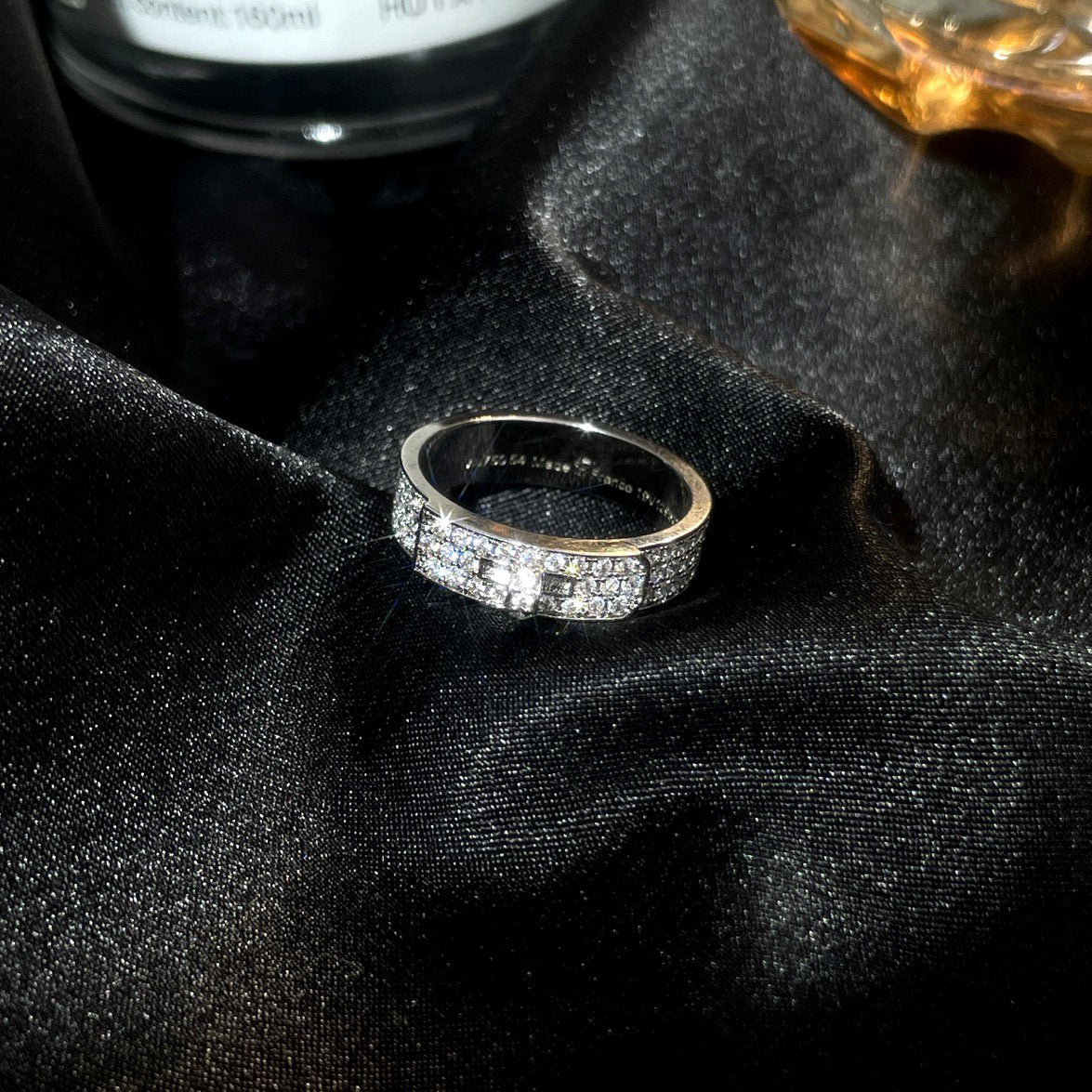 [BloomBling]KELLY SILVER DIAMOND RING