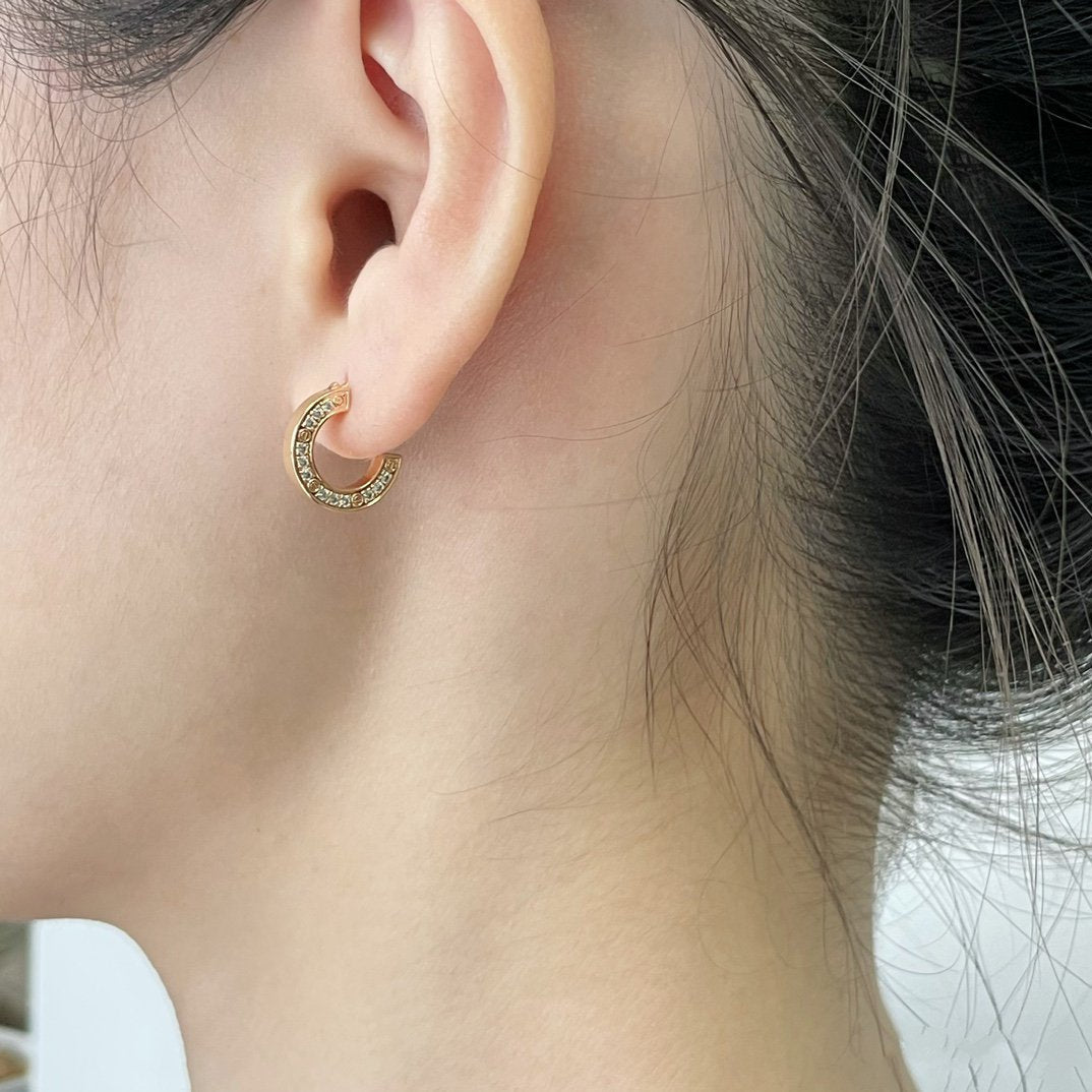 [BloomBling]LOVE DIAMOND EARRINGS