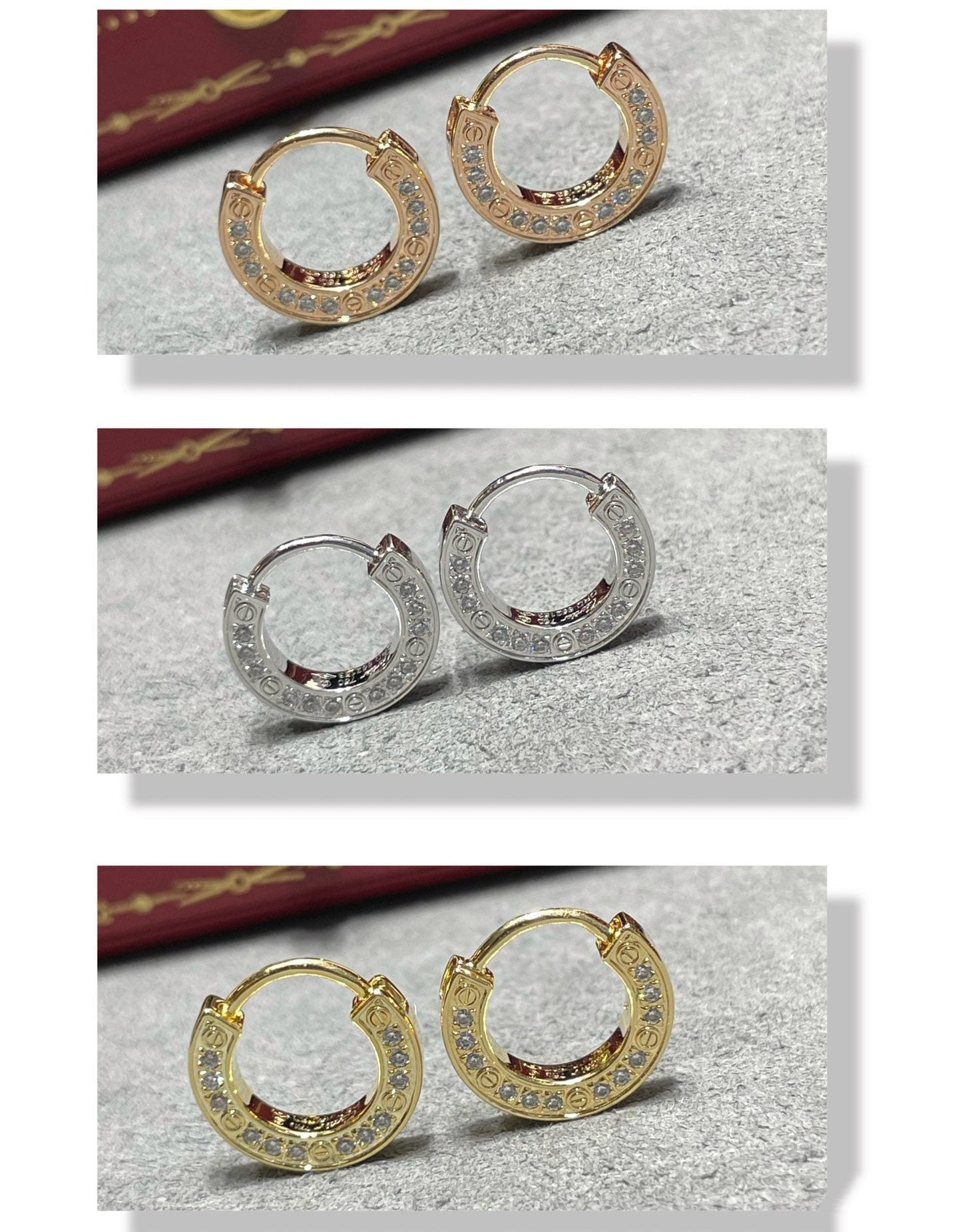 [BloomBling]LOVE DIAMOND EARRINGS