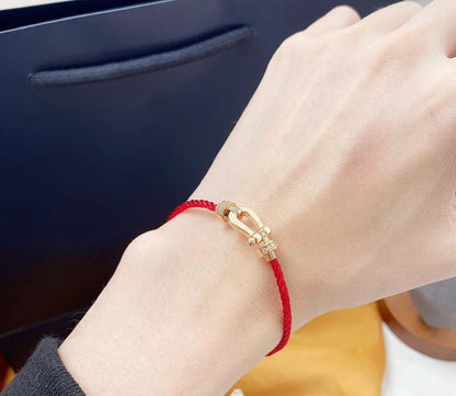 [BloomBling]FORCE 10 HALF DIAMOND PINK GOLD RED CORDERI LARGE AND MEDIUM MODEL