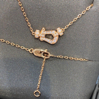 [BloomBling]FORCE 10 DIAMOND PINK GOLD NECKLACE MINI MODEL