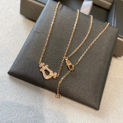 [BloomBling]FORCE 10 DIAMOND PINK GOLD NECKLACE MINI MODEL