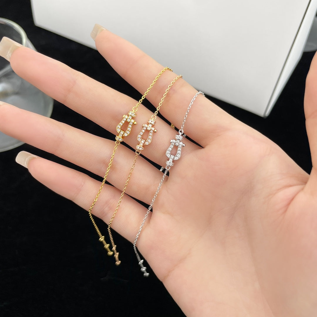 [BloomBling]FORCE 10 FULL DIAMOND BUCKLE CHAIN LINK MINI MODEL