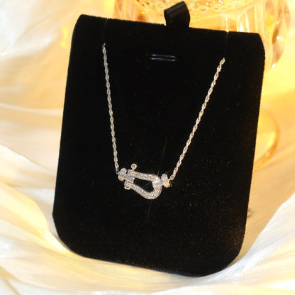 [BloomBling]FORCE 10 DIAMOND SILVER NECKLACE MINI MODEL