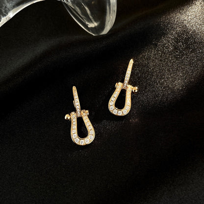 [BloomBling]FORCE 10 FULL DIAMOND DROP EARRINGS MEDIUM MODEL