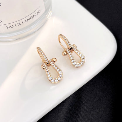 [BloomBling]FORCE 10 FULL DIAMOND DROP EARRINGS MEDIUM MODEL