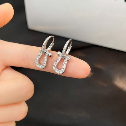 [BloomBling]FORCE 10 FULL DIAMOND DROP EARRINGS MEDIUM MODEL