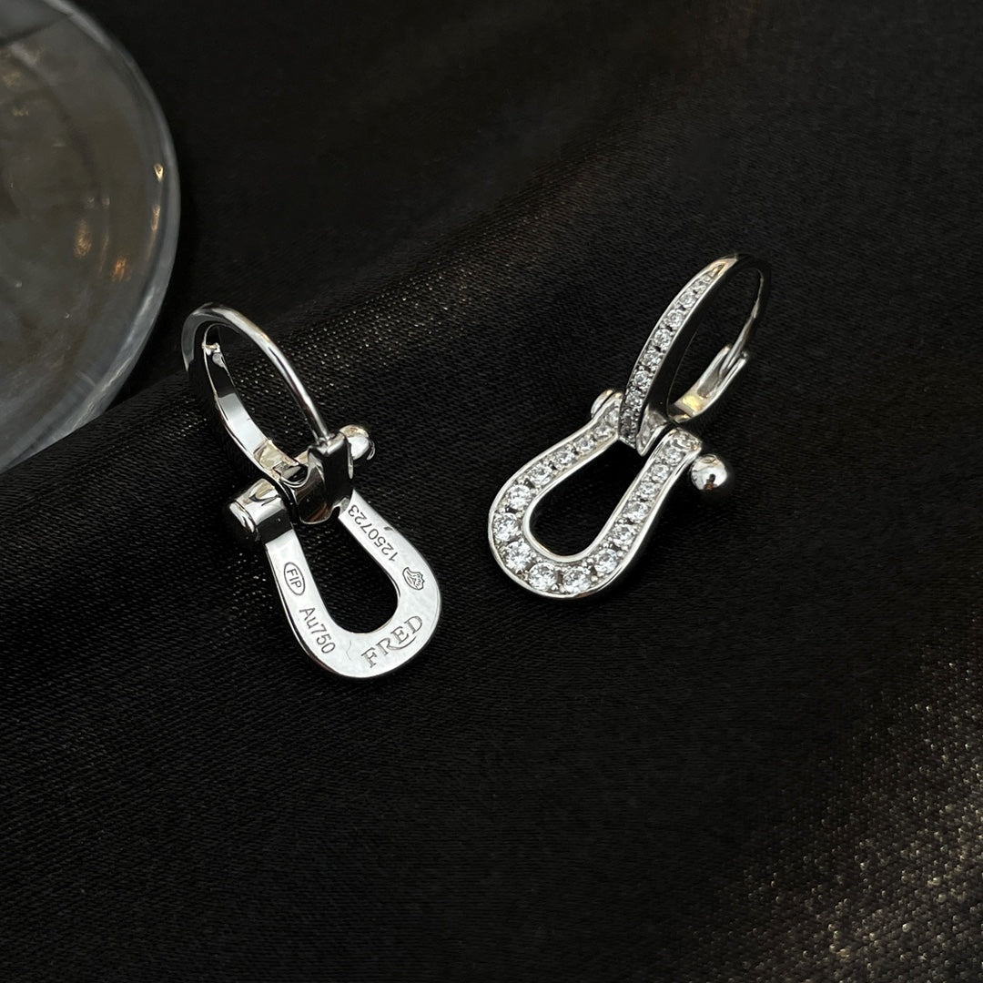 [BloomBling]FORCE 10 FULL DIAMOND DROP EARRINGS MEDIUM MODEL