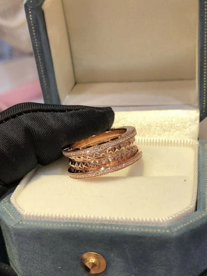 [BloomBling]ZERO 1 ROCK DIAMOND PINK GOLD