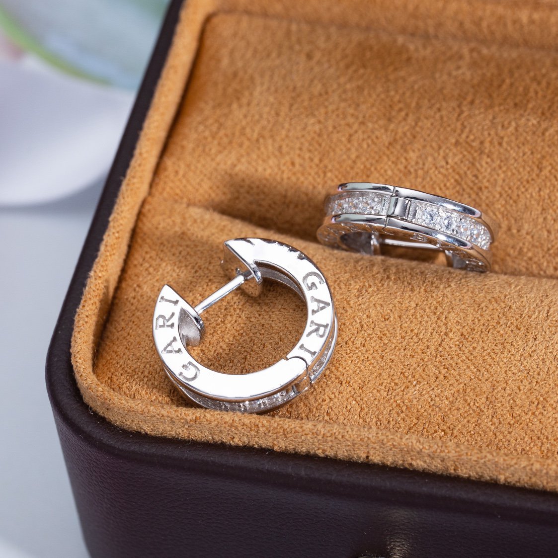 [BloomBling]ZERO 1 MINI SILVER DIAMOND EARRINGS
