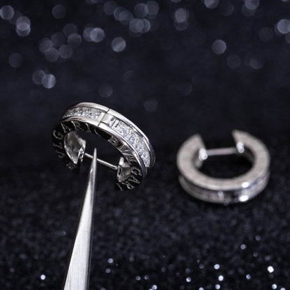 [BloomBling]ZERO 1 MINI SILVER DIAMOND EARRINGS