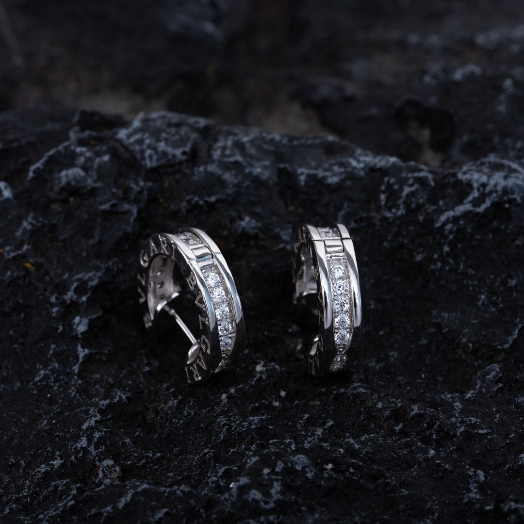 [BloomBling]ZERO 1 MINI SILVER DIAMOND EARRINGS