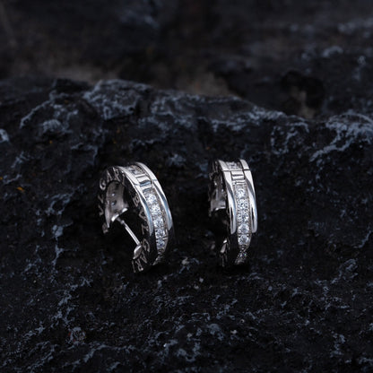 [BloomBling]ZERO 1 MINI SILVER DIAMOND EARRINGS