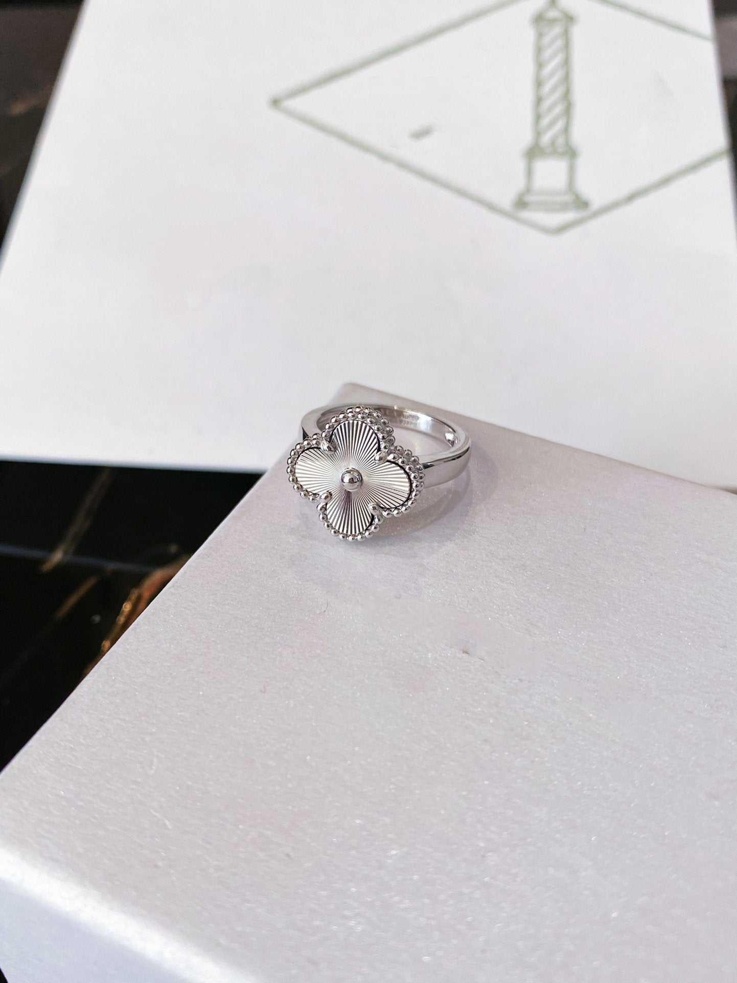 [BloomBling]CLOVER SILVER RING