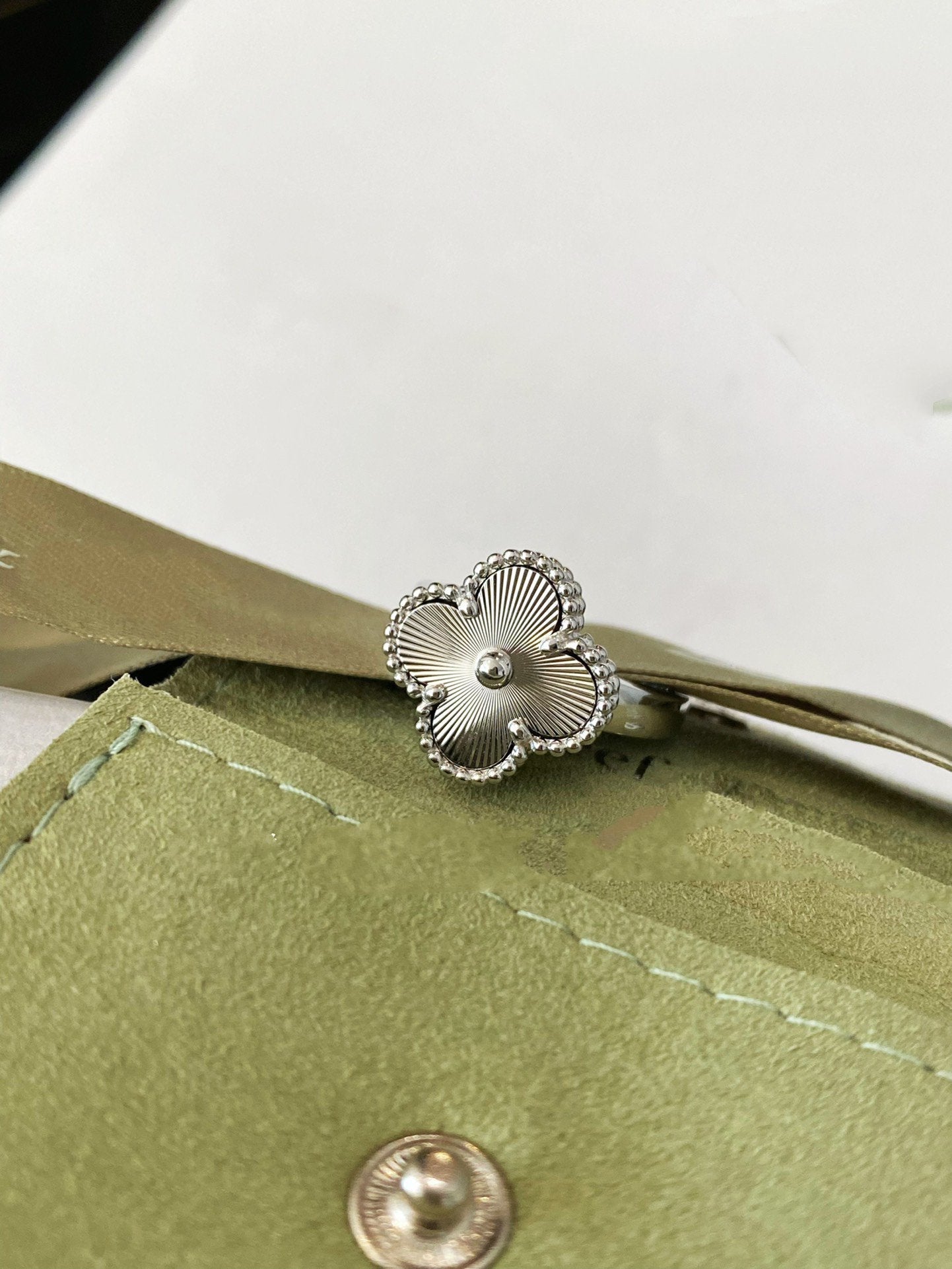 [BloomBling]CLOVER SILVER RING
