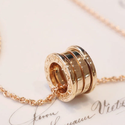 [BloomBling]ZERO 1 PINK GOLD NECKLACE