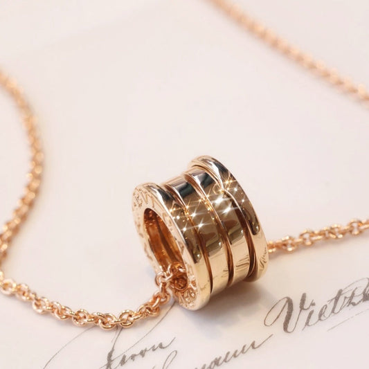 [BloomBling]ZERO 1 PINK GOLD NECKLACE