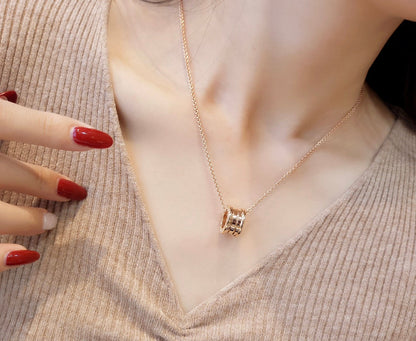 [BloomBling]ZERO 1 PINK GOLD NECKLACE