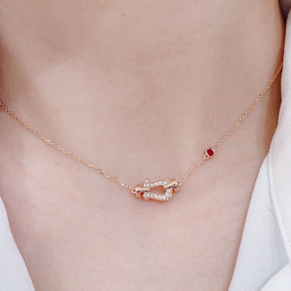 [BloomBling]FORCE 10 DIAMOND PINK GOLD NECKLACE