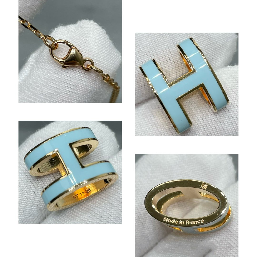 [BloomBling]POP H SKY BLUE NECKLACE