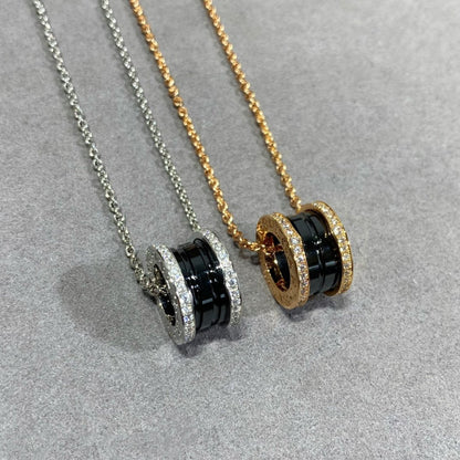 [BloomBling]ZERO 1 DIAMOND CERAMIC NECKLACE