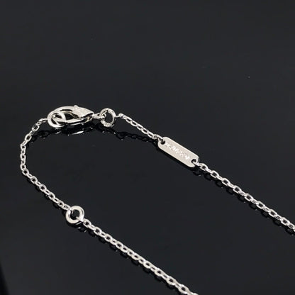 [BloomBling]CLOVER PIETERSITE SILVER LONG NECKLACE
