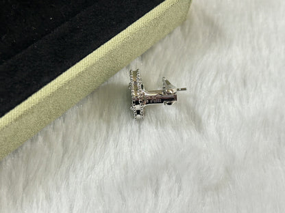 [BloomBling]CLOVER PIETERSITE MEDIUM STUD EARRINGS