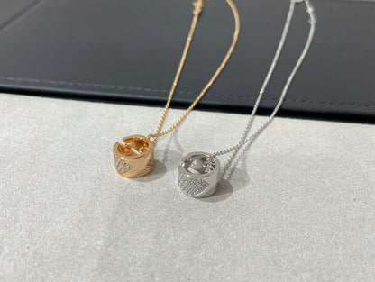 [BloomBling]LIENS EVIDENCE DIAMOND PAVED NECKLACE