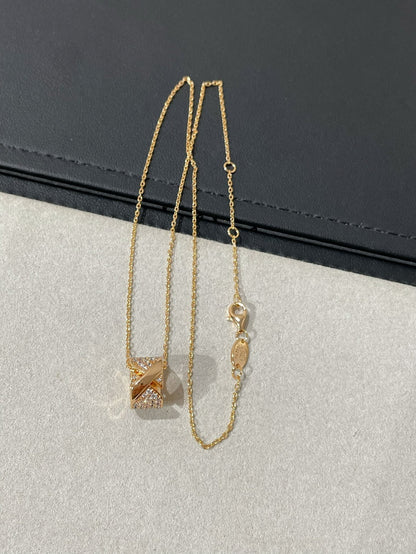 [BloomBling]LIENS EVIDENCE DIAMOND PAVED NECKLACE