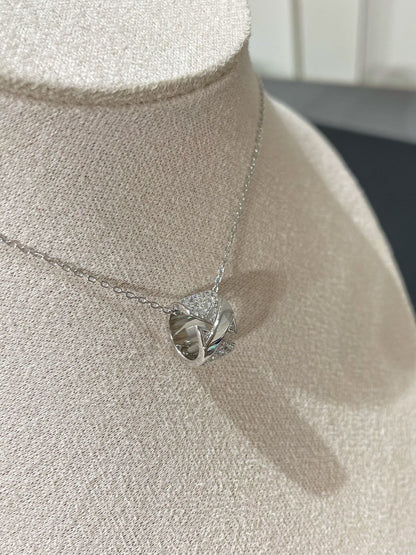 [BloomBling]LIENS EVIDENCE DIAMOND PAVED NECKLACE