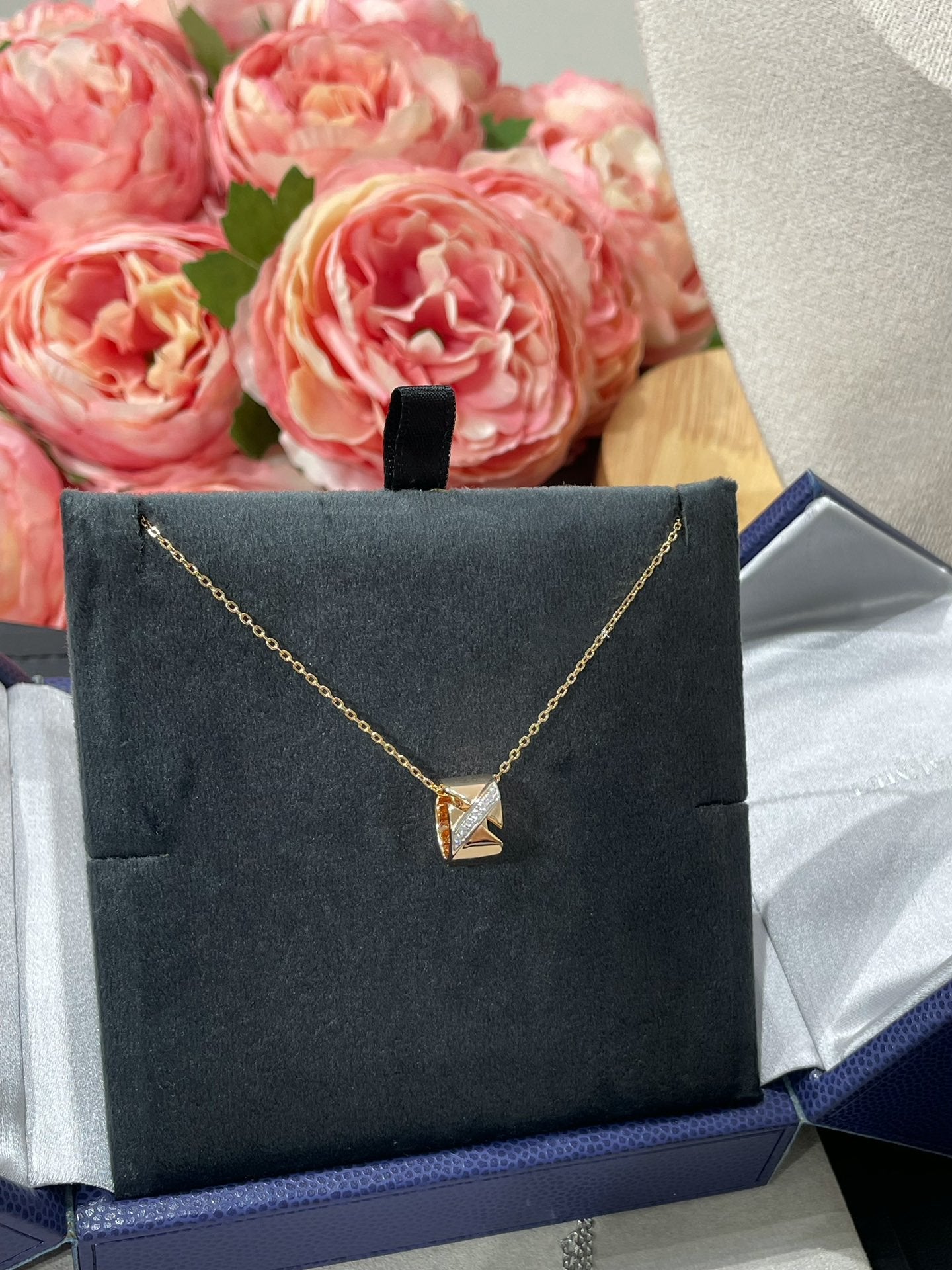 [BloomBling]LIENS EVIDENCE DIAMOND NECKLACE