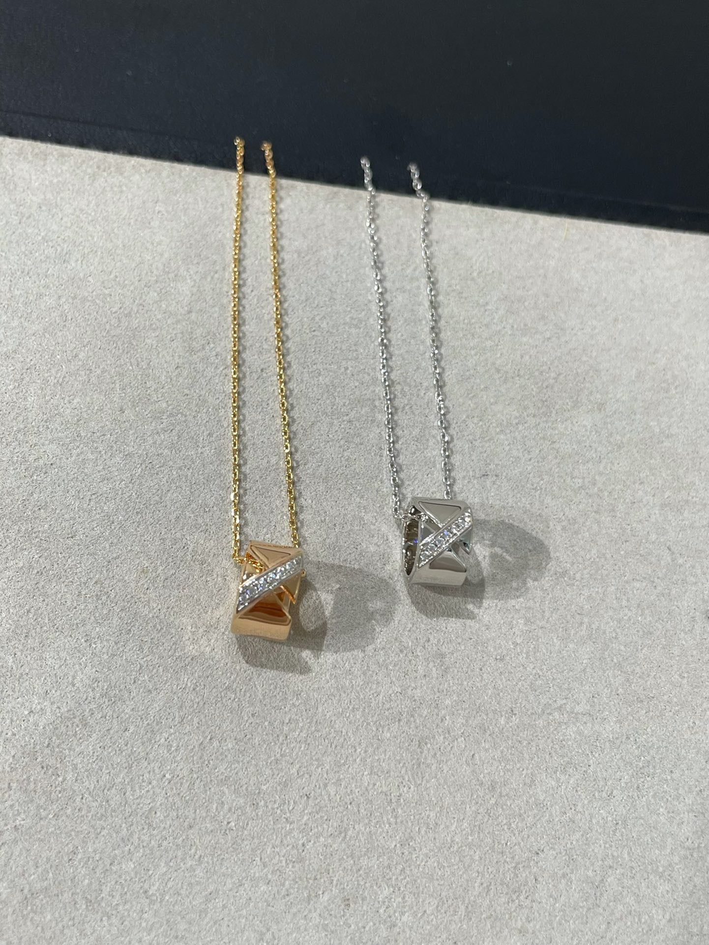 [BloomBling]LIENS EVIDENCE DIAMOND NECKLACE