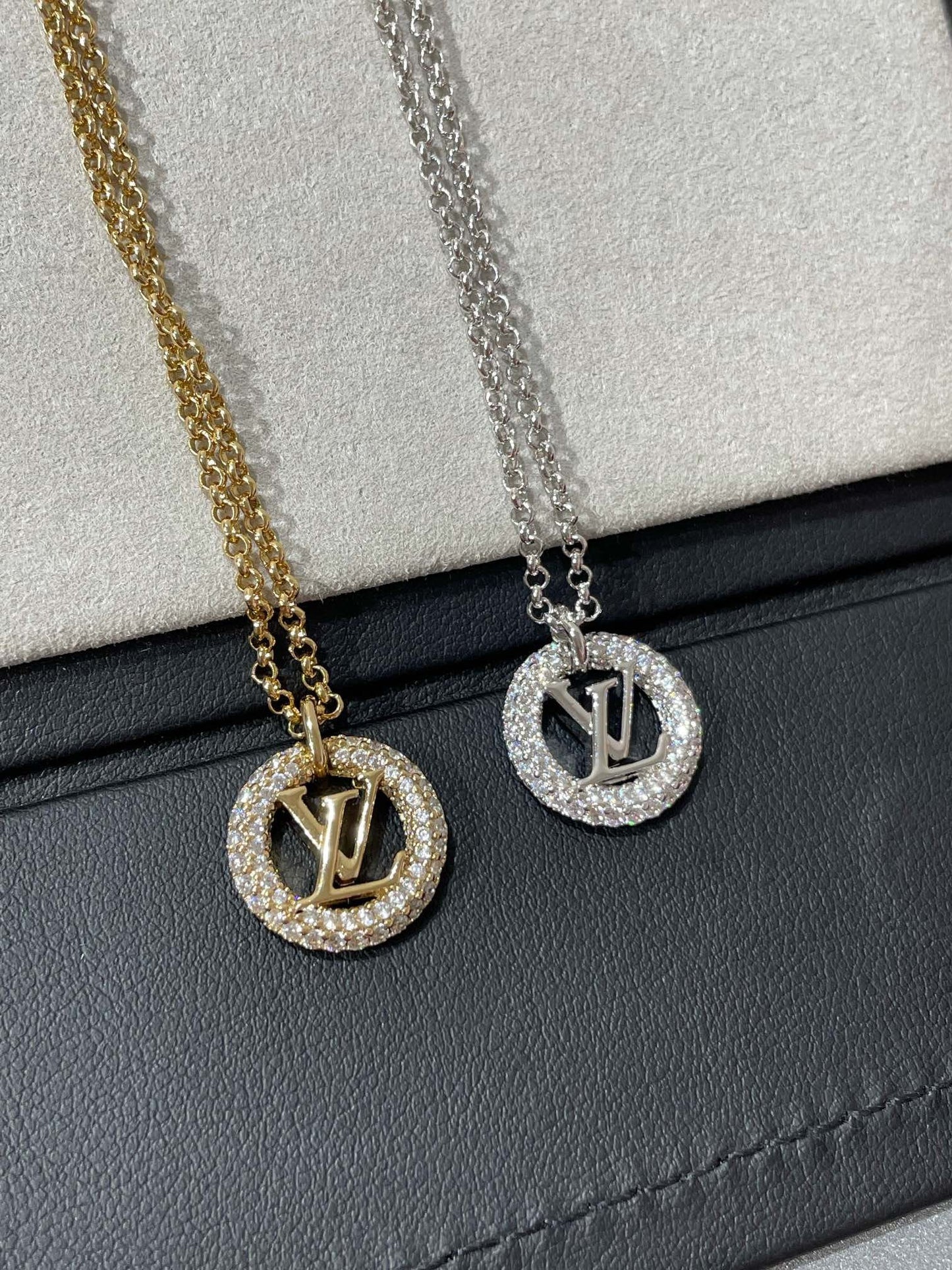 [BloomBling]BY NIGHT DIAMOND PAVED NECKLACE