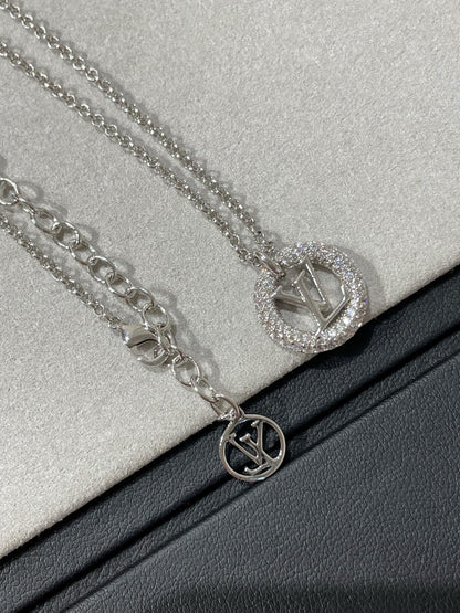 [BloomBling]BY NIGHT DIAMOND PAVED NECKLACE