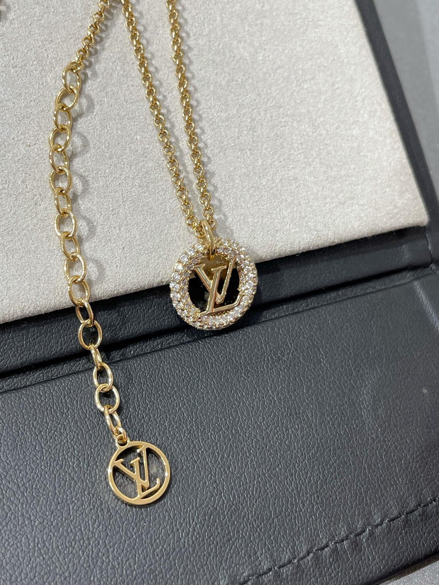 [BloomBling]BY NIGHT DIAMOND PAVED NECKLACE